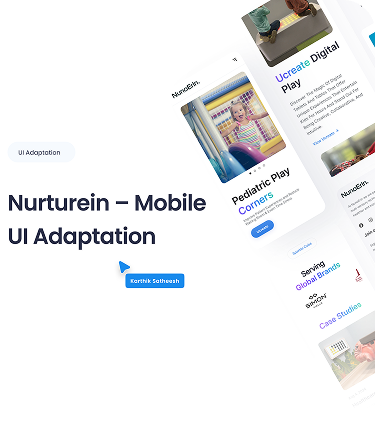 Nurturein mobile UI adaptation case study